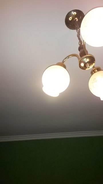 Tale of the Tongs - figure 1 The light fitting in my living room
